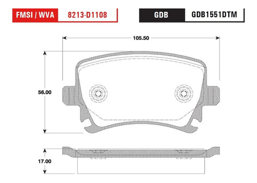 Balatas Trw Tras. Audi A6 2009 A 2011 100 Aniv S/ Sens 1 Jgo Foto 2