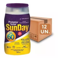 Kit C/12 Protetor Solar Sunday Fator 60 Atacado Promoção