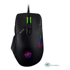 Mouse Gamer 9 Botões 16000 Dpi Dn90 Rgb Sensor Pixart 3389