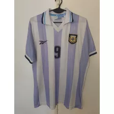 Camiseta Seleccion Argentina Reebok 1999titular #9 Batistuta