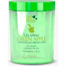 Gelatina Green Apple Love Potion Hidratação Profunda 1 Kl