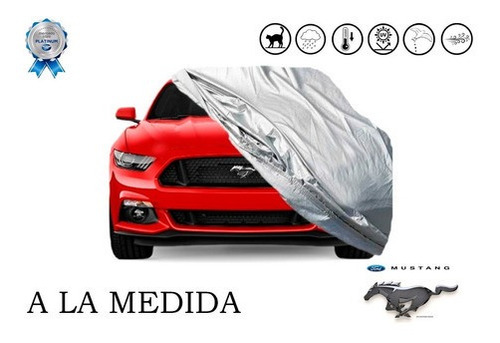 Forro De Mustang Gt V6 2015-2018 Ford Impermeab A Medida Msi Foto 2