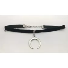 Choker Luna Inversa Goth Dark Gotico