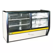 Balcão Refrigerado Expositor 2,00m Para Bebidas Refrigel 2 Estilo De Vidro Temperado 220v