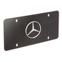 Logotipo De Mercedes-benz En Black Steel Auto License Plate Mercedes-Benz 