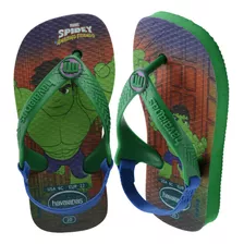 Chinelo Havaianas Baby Marvel Hulk Original