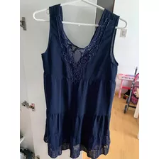 Vestido De Mujer Rapsodia, Azul Oscuro, Muy Fino Talle S