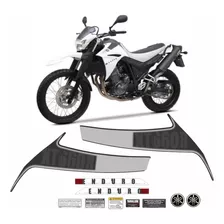 Kit Adesivos Yamaha Xt 660r 2013 2014 Branca Compatível R200