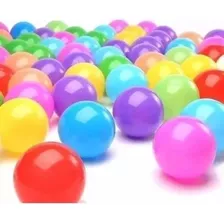 Malla 100 Unidades Pelotas Plásticas - Colores Surtidos