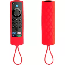Funda Protectora Para Control Amazon Fire Tv Stick Rojo