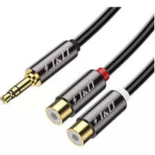 Cable Divisor 3.5mm A 2 Rca Adaptador Audio Estereo J&d 3...