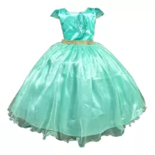 Vestido Infantil Princesa E O Sapo