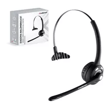 Redlemon Diadema Con Micrófono Bluetooth Tipo Call Center, Batería Recargable De Larga Duración. Manos Libres Compatible Con Android, Ios, Pc Y Mac, Para Atención A Clientes, Gaming, Videoconferencias