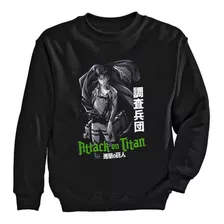 Sudadera Sin Gorro Attack On Titan Anime Manga Moda Adulto