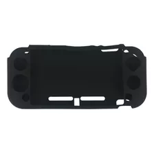 Capa De Silicone Antiderrapante Para O Nintendo Switch Lite Cor Preto