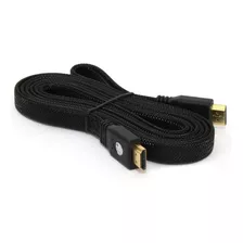 Cable Hdmi Con Malla De 2 Metros, 4k, Ultra Hd, 3d 2.0 De Alta Resolución