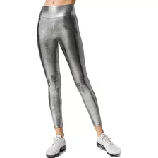 Pantalones De Yoga Leggings Dorados De Cintura Alta