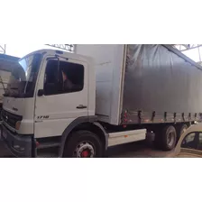 Mb Atego 1718 Ano 2008 Truck, Sider De 7 Metros Chapeado.