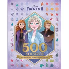 Livro Infantil Colorir Frozen Ii Com 500 Adesivos 44pgs