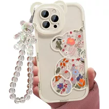 Shinymore Compatible Con iPhone 14 Pro Max Case, Lindas Flor