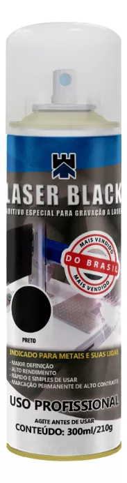 Laser Black - Aditivo Para Gravação A Laser 300ml/210g Me
