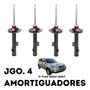 Juego 4 Amortiguadores X Trail 2006 Safety