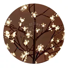 Lampara De Sala Minimal Arbol Flor Cerezo Led Calida 180cm