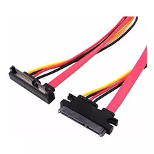 Cablecc Down Angled Sata Iii 3.0 7 + 15 22 Pin Sata Macho A 