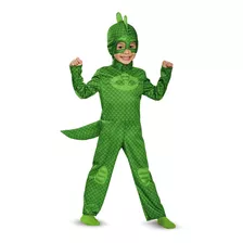 Disfraz Para Niño Gekko Talla Medium 3t-4t Pj Masks