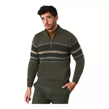 Sweater Bariloche Con Cierre Art 418 Mauro Sergio