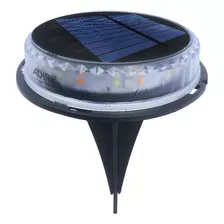 Lámpara Solar Jardín Estaca Rgb Adir 17 Leds