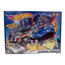 Brinquedo Quebra Cabeca Da Hot Wheels Fun 86890 24 Pecas