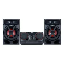 Mini System LG Xboom Ck43 Preto Com Bluetooth 220w De Potência - 110v/220v