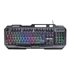 Teclado Com Fio Mount Cl-tm8153 Preto Membrana 1,5m Português Brasil