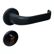 Fechadura Porta Externa Duna Preta Preto Imab Cilindro 40mm