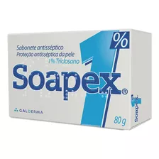 Sabonete Antisséptico Soapex Em Barra 80g Galderma