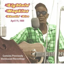 Hopkins Lightnin Shootin Fire (mono) Usa Import Cd Nuevo 