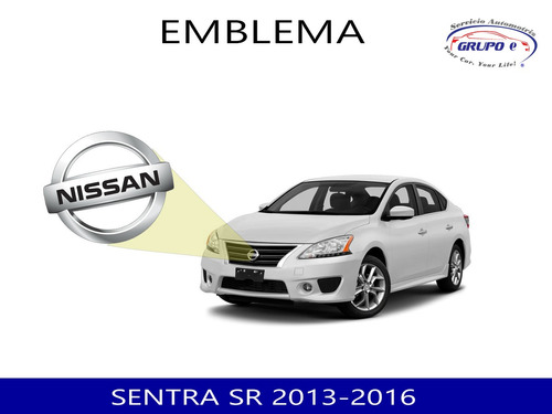 Emblema Parrilla Sentra Sr Modelos 2013 2014 2015 2016 Foto 7