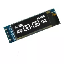 Display Oled 0.91 Pulgadas 128x32 Ssd1306 I2c Blanco Arduino