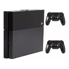 Kit Suporte De Parede Ps4 Fat + 2 Suportes De Controle