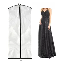 Capa Para Vestido De Festa 100% Transparente - Com Lateral