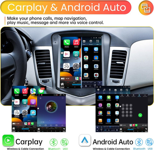Radio Android 11.0 Para Chevrolet Chevy Cruze 2009-2015, 2g  Foto 2