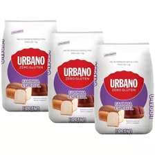 Kit 3 Mix Farinha Especial Sem Glúten Vegano Urbano 1kg