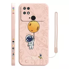 Funda Silicona Para Xiaomi Diseño De Astronauta +correas