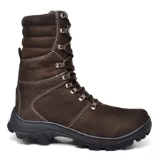 Bota Coturno Couro Masculina Adventure Aventura