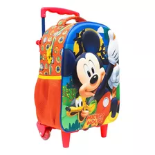 Mochilete 3d Infantil Masculina Xeryus Mickey Mouse - 10520 Cor Cinza-escuro Desenho Do Tecido Liso