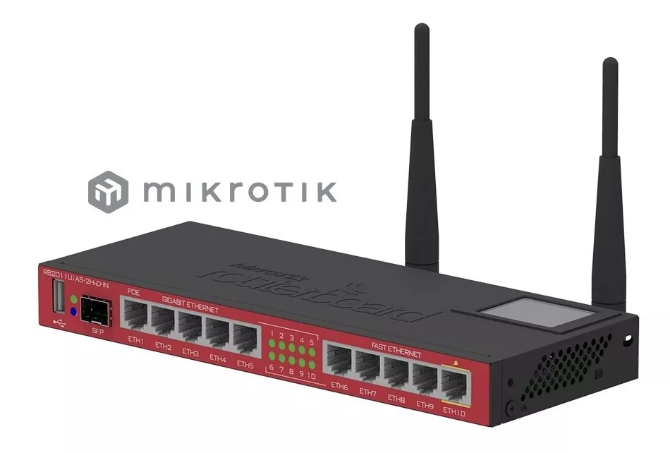 Router Mikrotik Rb2011uias-2hnd-in Wi-fi 1w 2.4ghz 10 Puerto