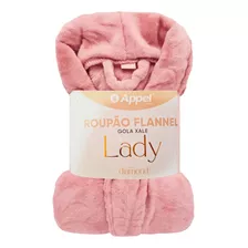 Roupão Plush Lady Feminino Flannel Dia Das Mães Macio Appel