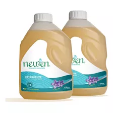 Newen Ecodetergente Para Ropa Líquido 2 Botellas 1l Floral