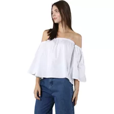 Bonita Blusa Hombros Descubiertos Primavera Verano